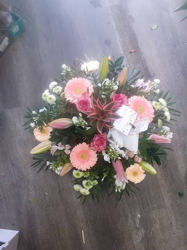 Bouquet de fleurs roses
